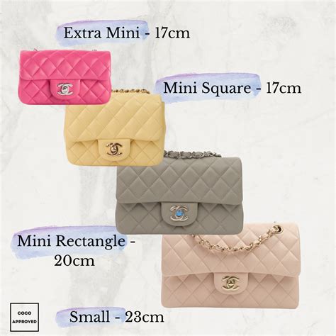 chanel mini flap vs extra mini|chanel classic flap small price.